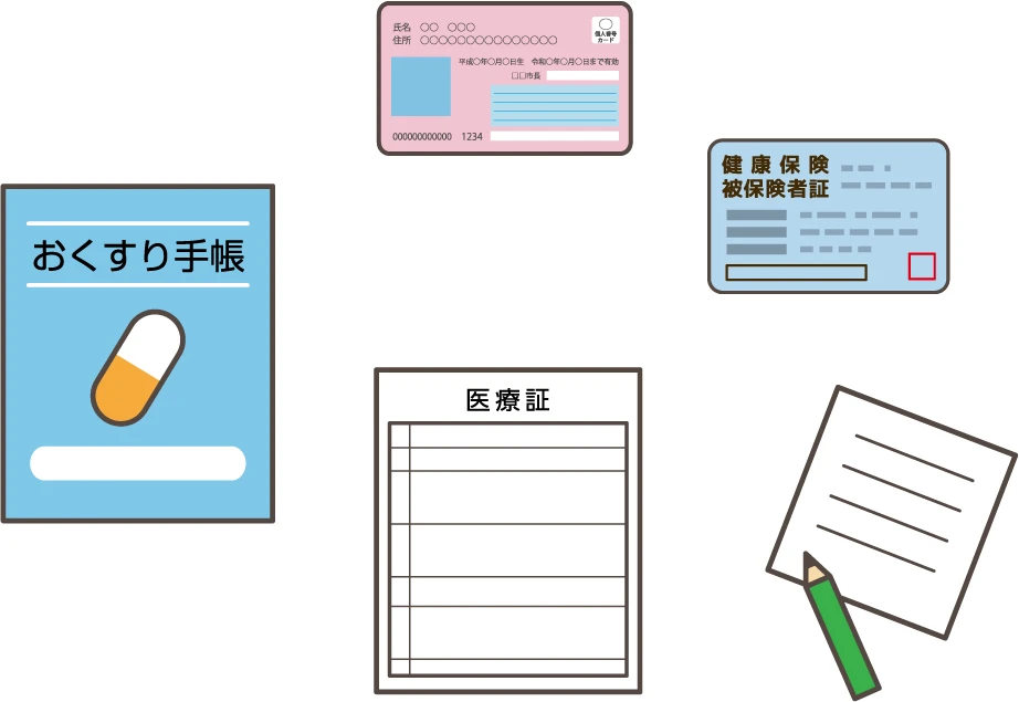 ご来院についてイラスト